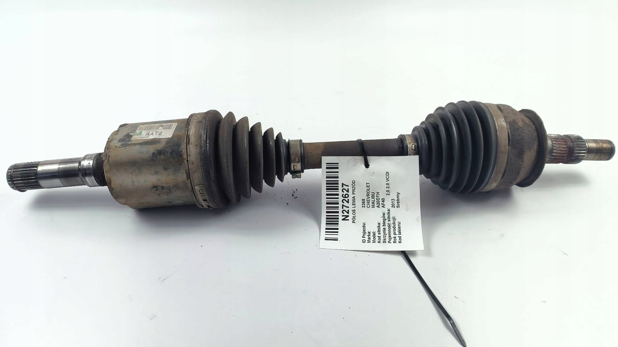 semi-axis left front CHEVROLET MALIBU