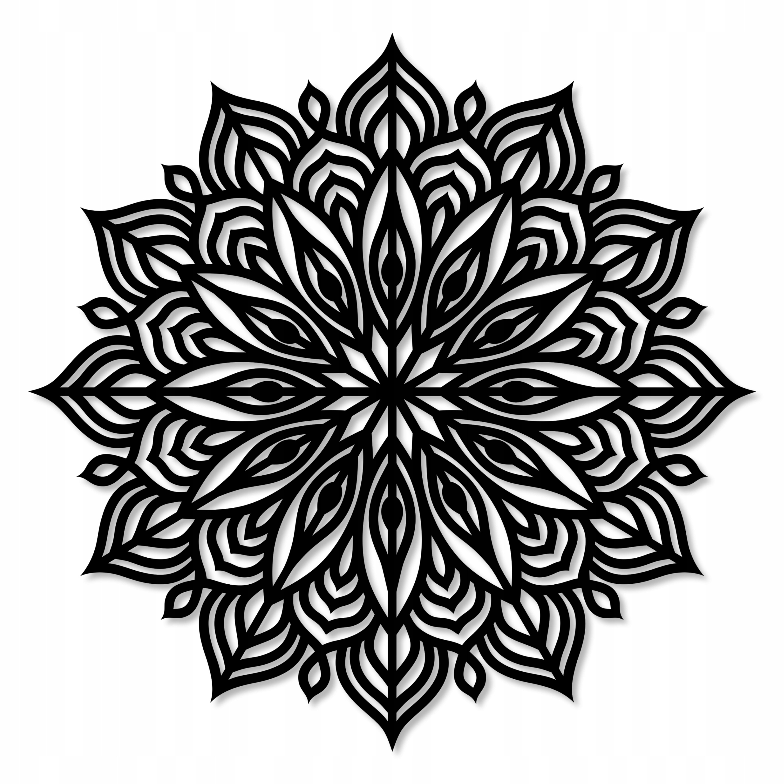 

Mandala Na Ścianę Panel 3D Ozdoba Ścienna Ażur XL