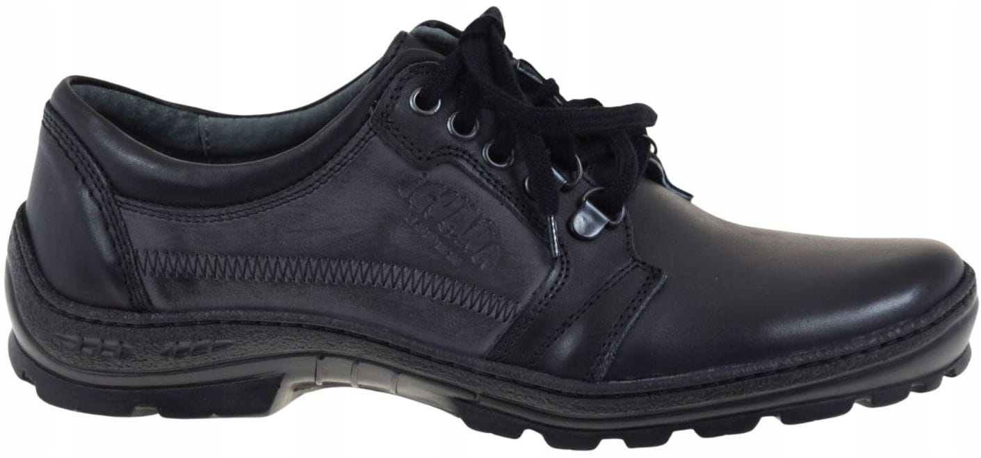 Pánské kožené trekové boty pohodlné pro každodenní nošení i do terénu 324-774 VEL.43