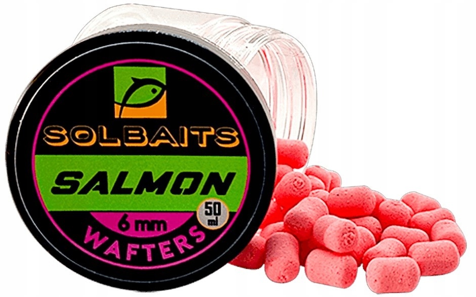 Solbaits Wafters Salmon Różowy 6mm 50ml method feeder killer
