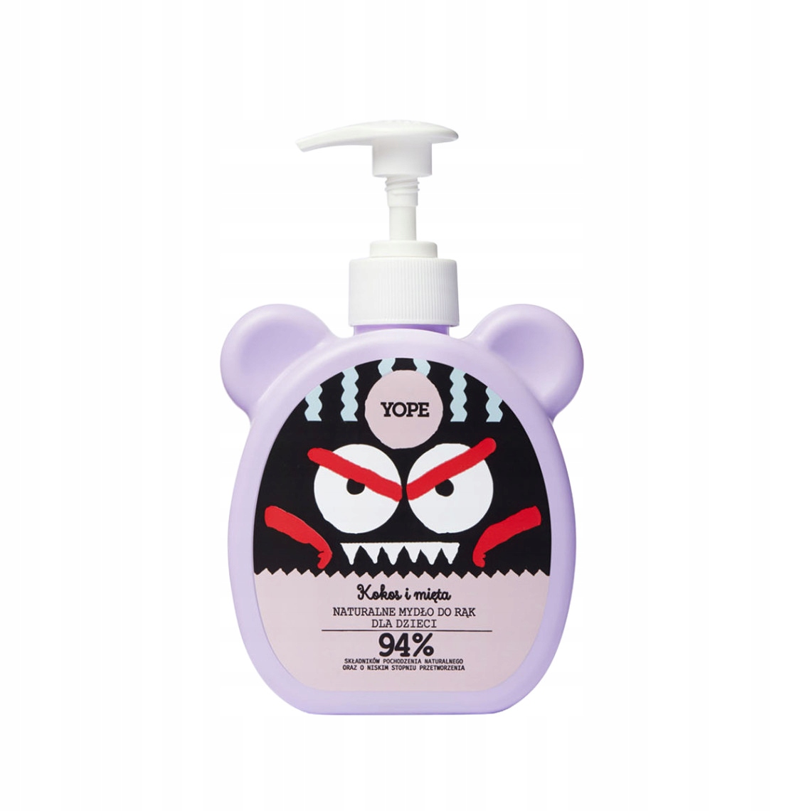 Yope, Mydło dla dzieci Kokos i mięta, 400 ml