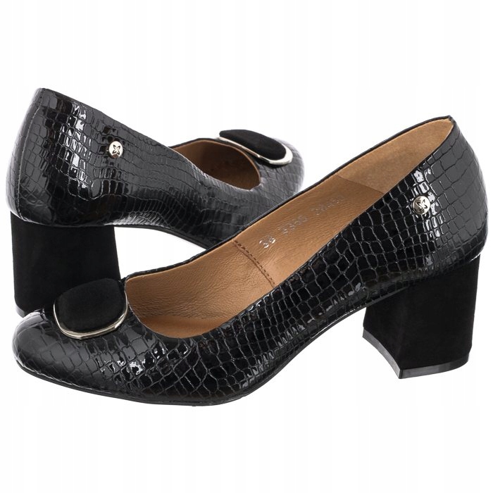 

Buty Damskie Czółenka Maciejka Czarne 3356C-01