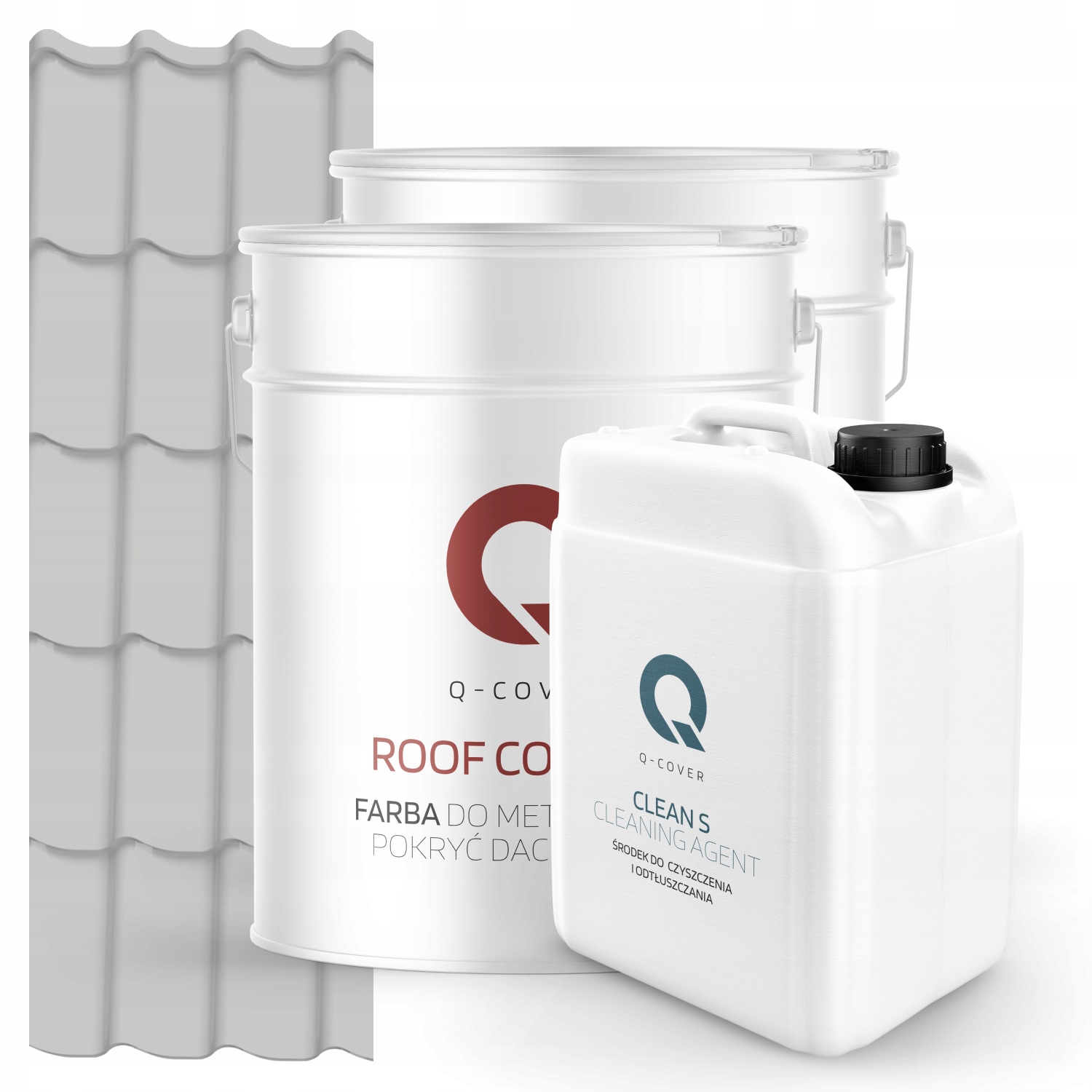 Farba Strecha Metal Podklad Odmasťovač Sivá Mliečna Ral 7047 74 m2 Satén