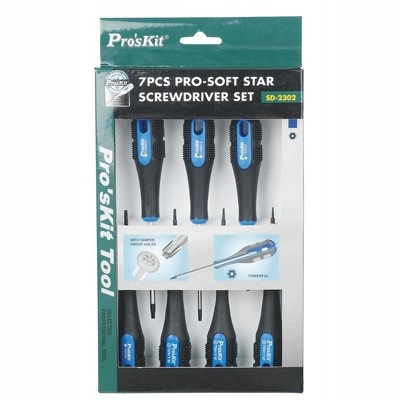 

Zestaw Torx Security TR6 Mac T5H-T15H 7szt