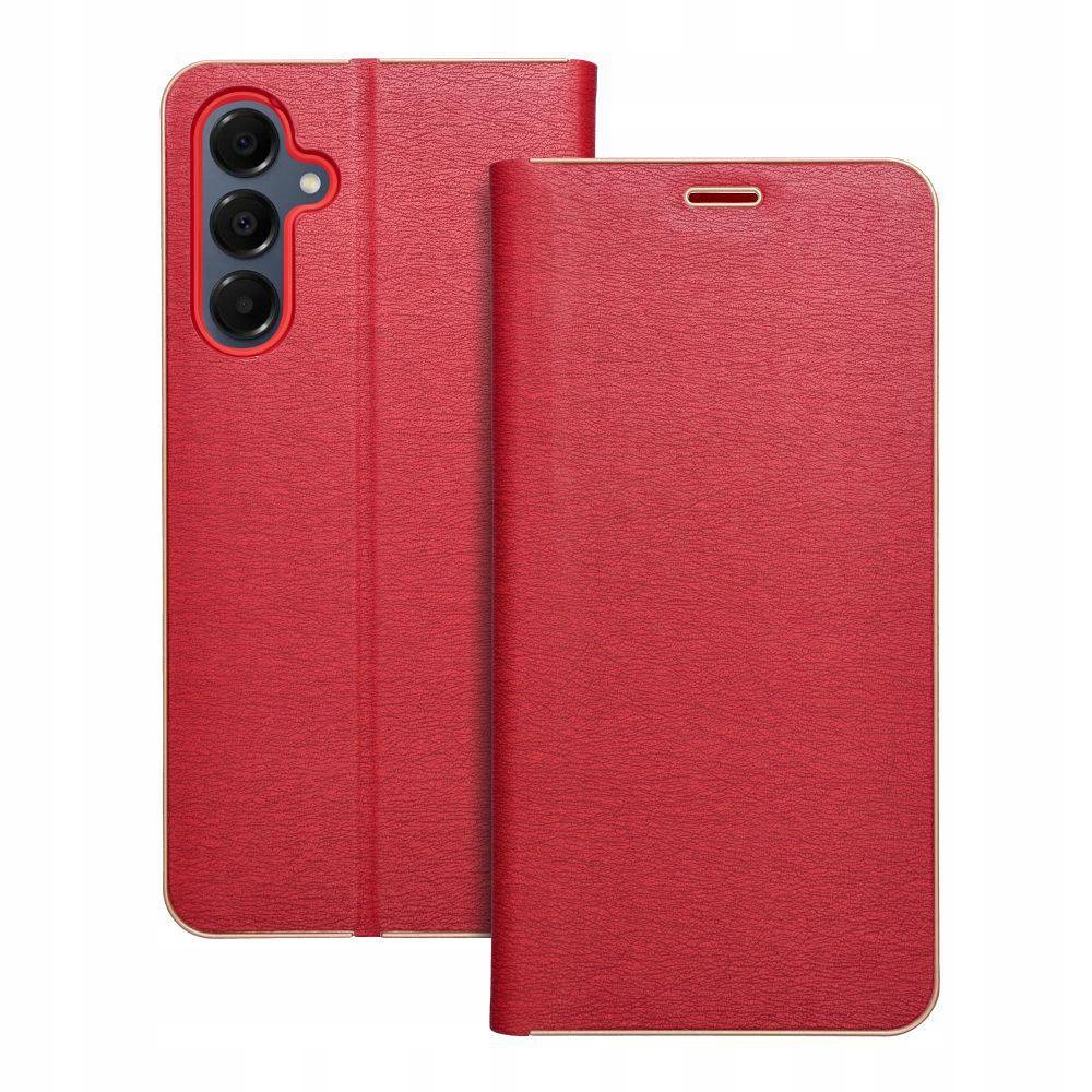 Etui Luna Book Gold Do Samsung A16 5G Czerwony