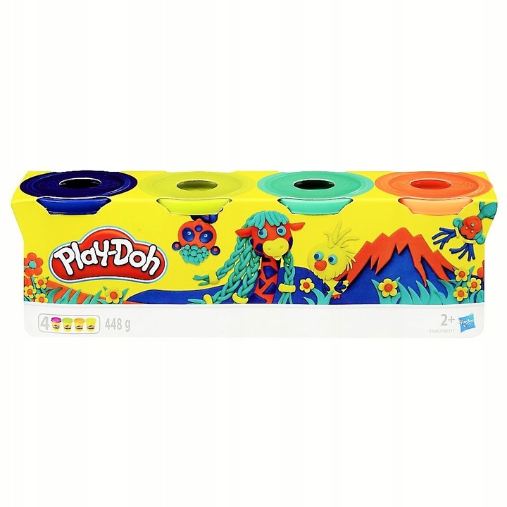 

Ciastolina Play-doh Zestaw 4 Tubek 4x112g E4867