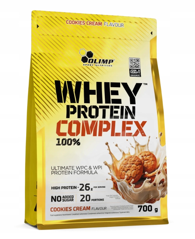 Olimp Whey Protein Complex 100% 700 g Cookies&Cream Bílkoviny Svalová hmota Wp