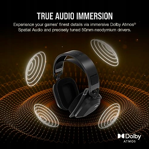 CORSAIR HS80 MAX BEZPRZEWODOWE SŁUCHAWKI GAMINGOWE Z BLUETOOTH DOLBY ATMOS — miniatura 5