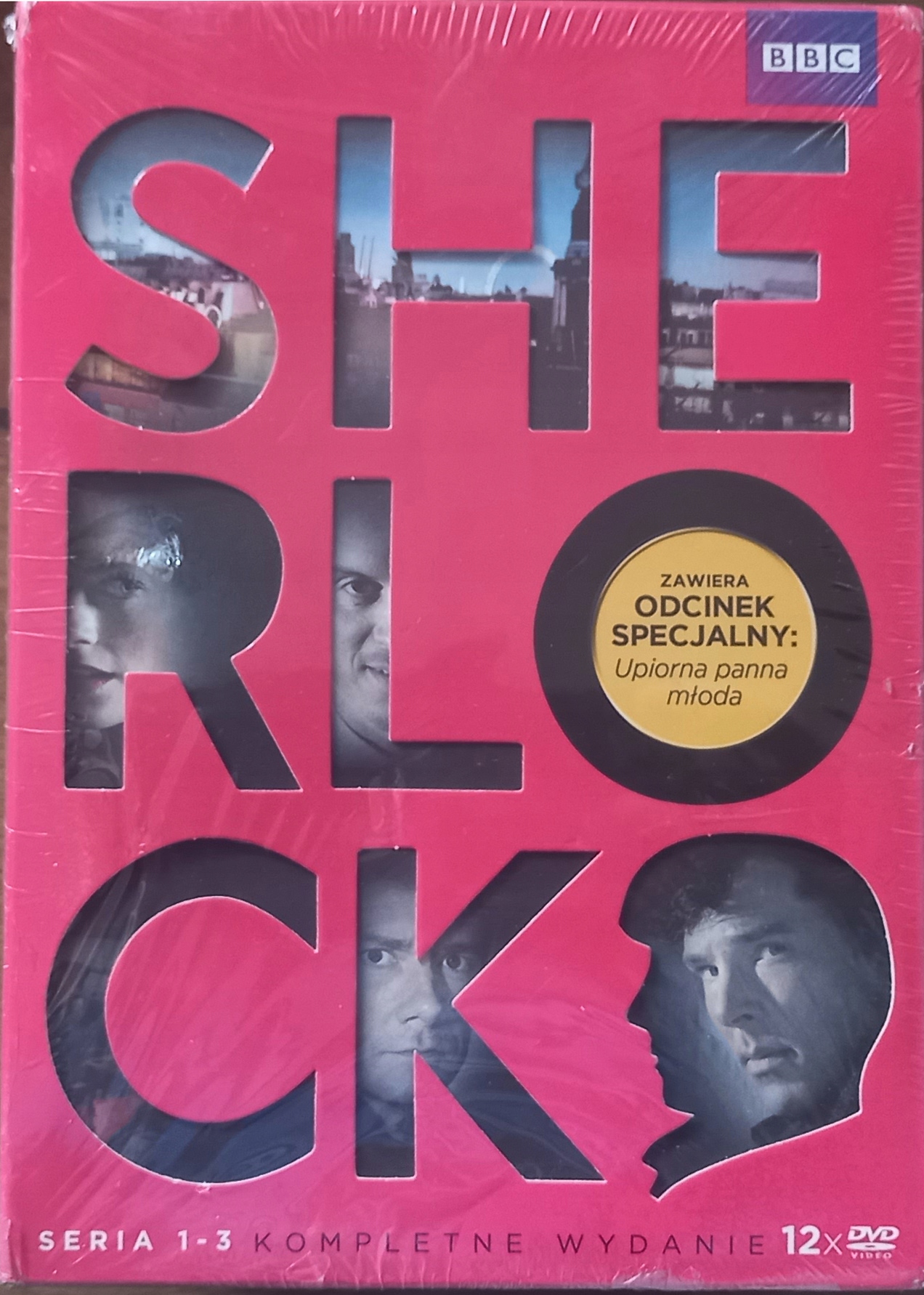 Sherlock Seria 1-3 [DVD] Folia