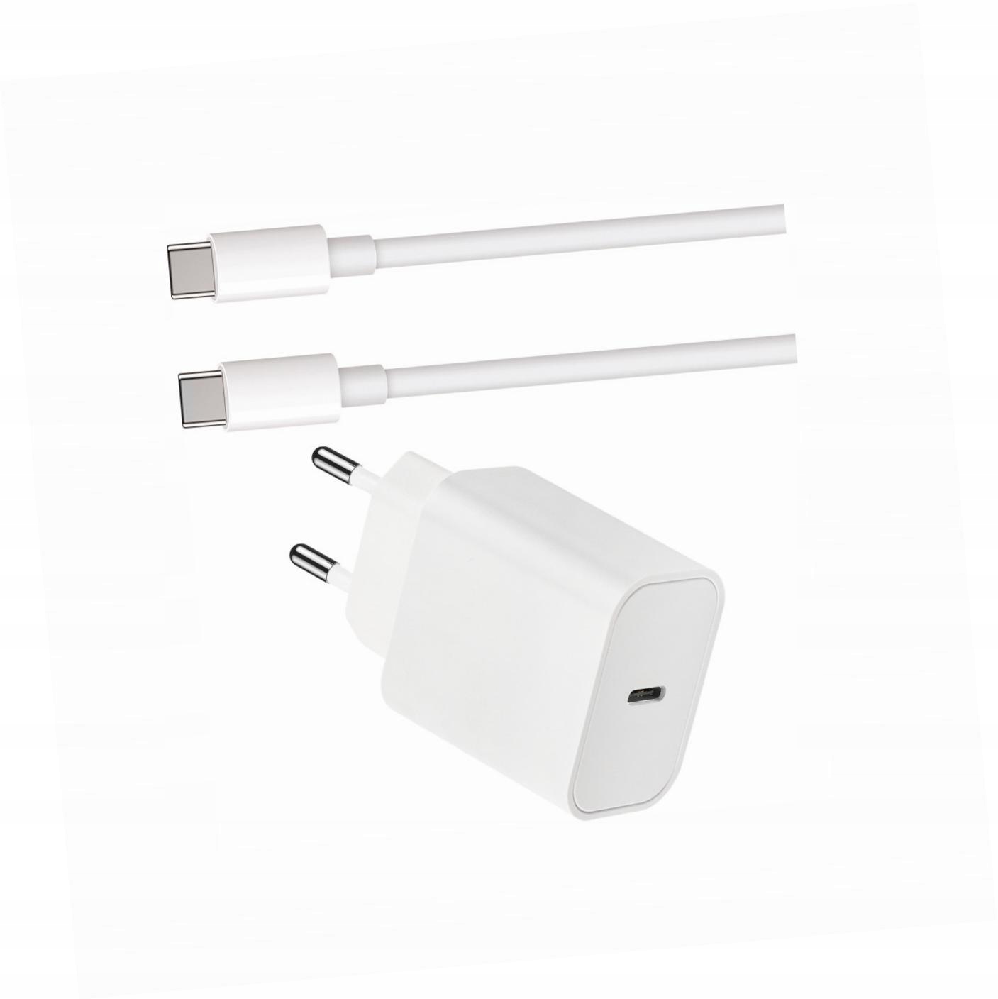 Ładowarka Usb-c 20W z długim kablem 2m do Samsung Galaxy S20 Plus