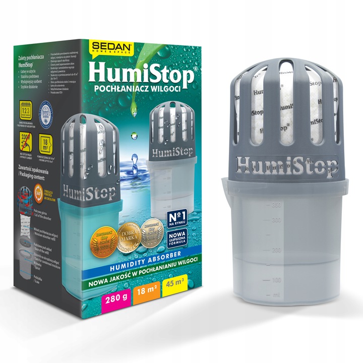 

Pochłaniacz Wilgoci Z Wkładem Humistop 350 ml