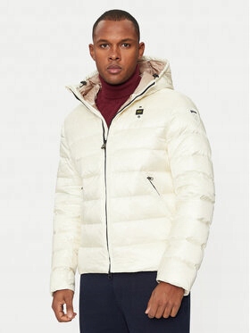 blauer Męskie Kurtka puchowa BLAUER-24WBLUC03023 129EI White 129 Inside Bei