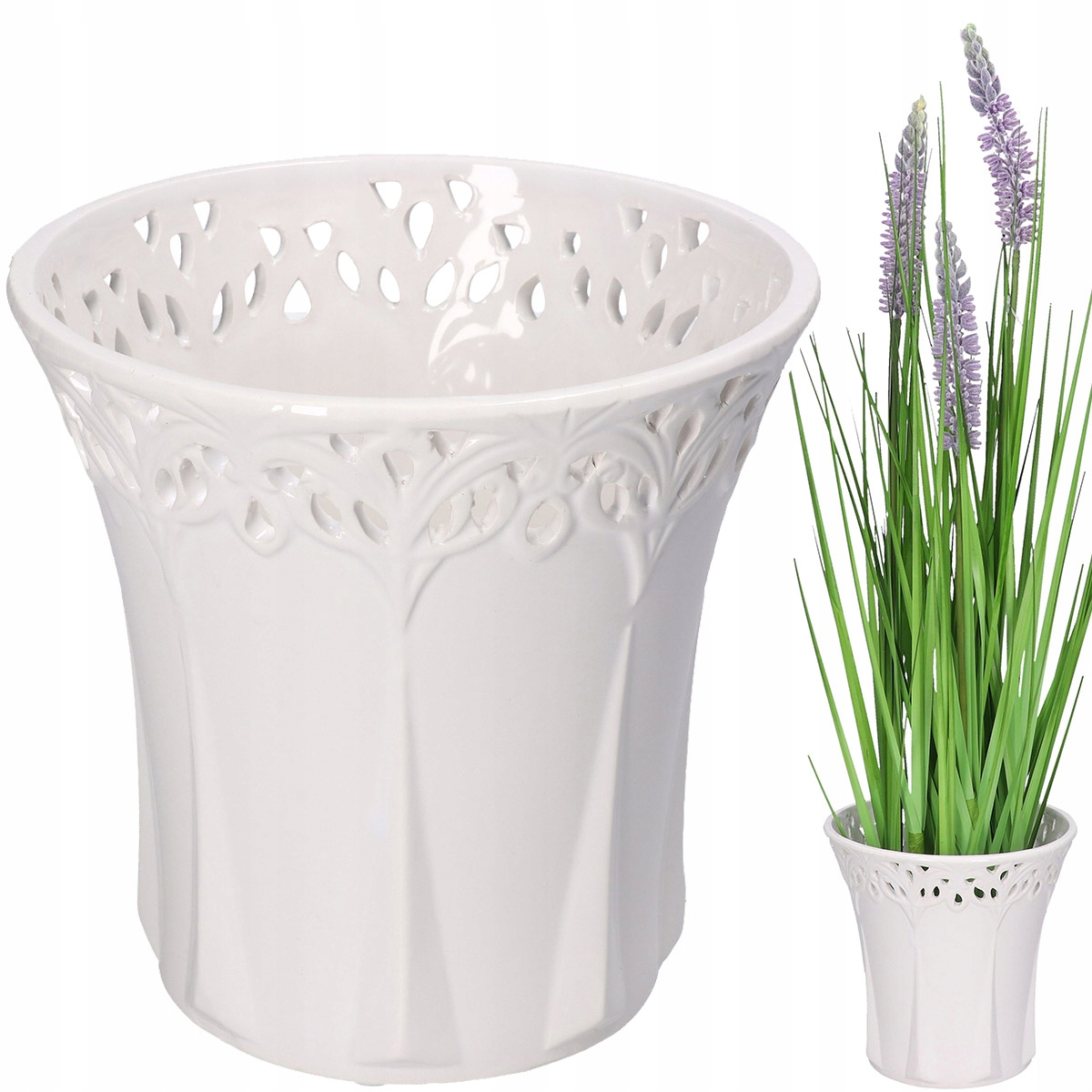 

Doniczka Osłonka Ceramiczna Na Kwiaty Doniczki