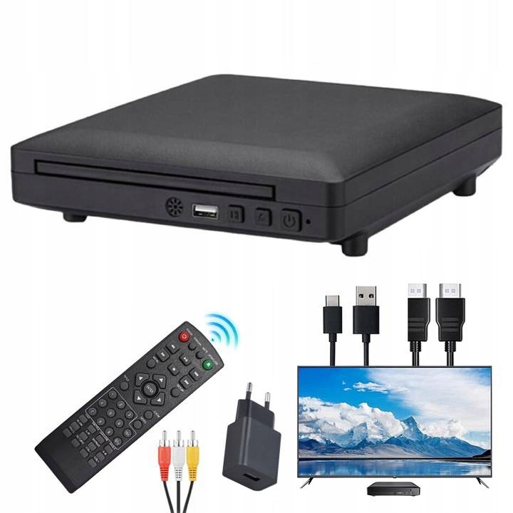 DVD Přehrávač Mini Hd Domácí DVD Přehrávač Pro Usb Televizor