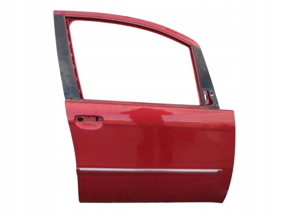 FIAT IDEA 03-10 DRZWI PRAWE PRZEDNIE - GOŁE - LAKIER 163 ROSSO GUTTUSO VR