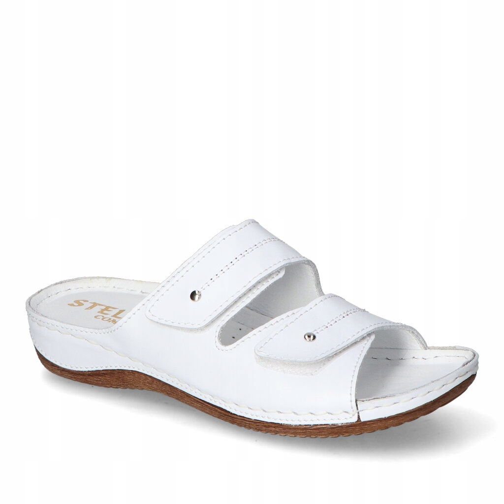 Nazouváky Stella 828 Bílé 2 lico 37