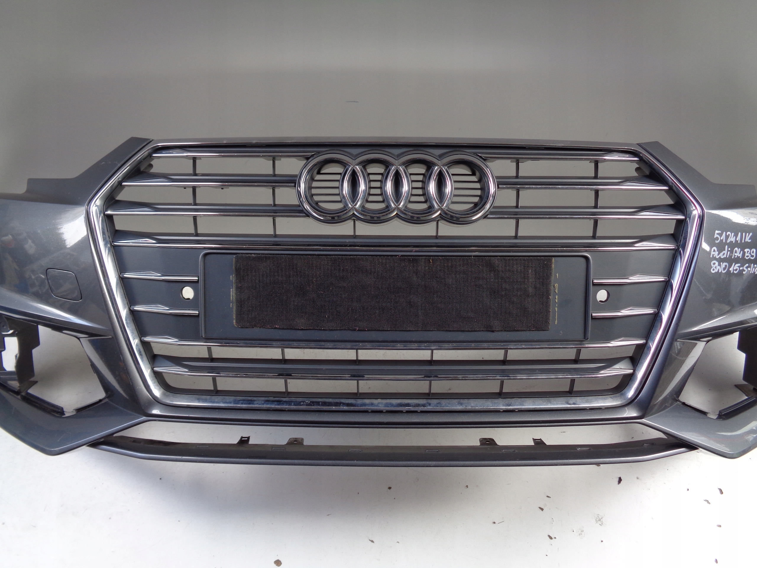 front bumper AUDI A4 B9 8W 8W0 15- S-LINE NR 51241