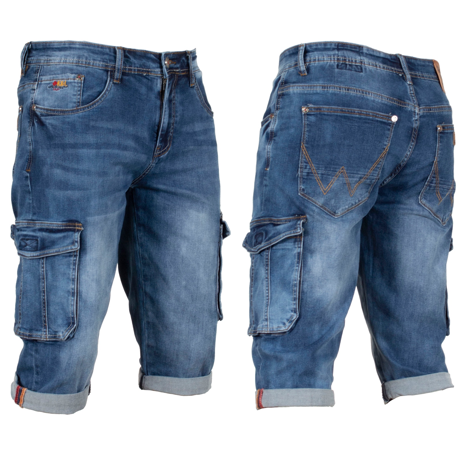 

Krótkie spodnie męskie W:42 120 CM spodenki jeans