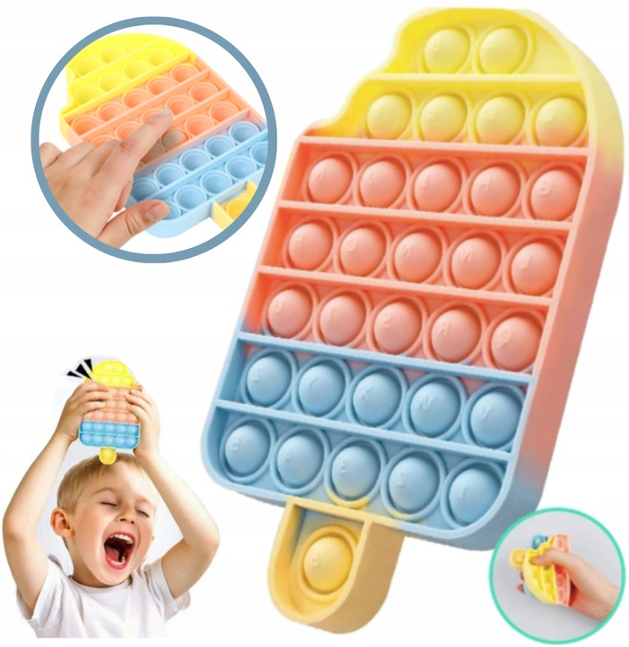 Push Bubble Pop It Zabawka Sensoryczna LÓD NA PAT. Rodzaj gniotki