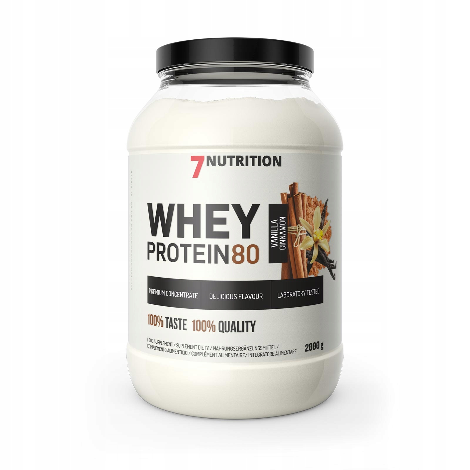 7NUTRITION Whey Protein 80 2000 g Wpc Protein