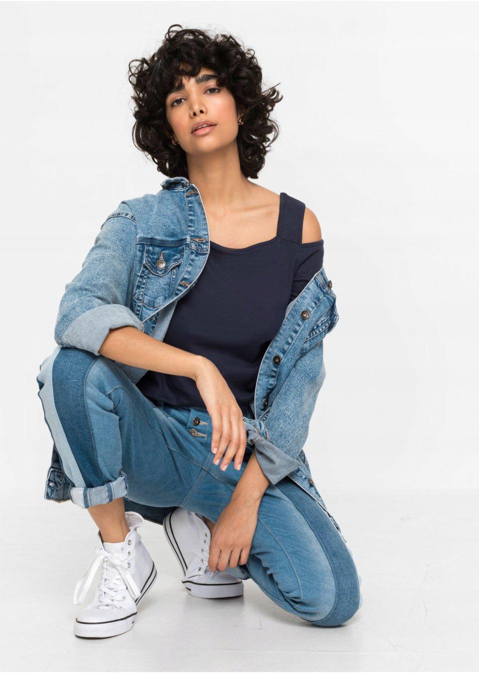 BONPRIX BLUZKA Z ODKRYTYMI RAMIONAMI __36 Rozmiar 36