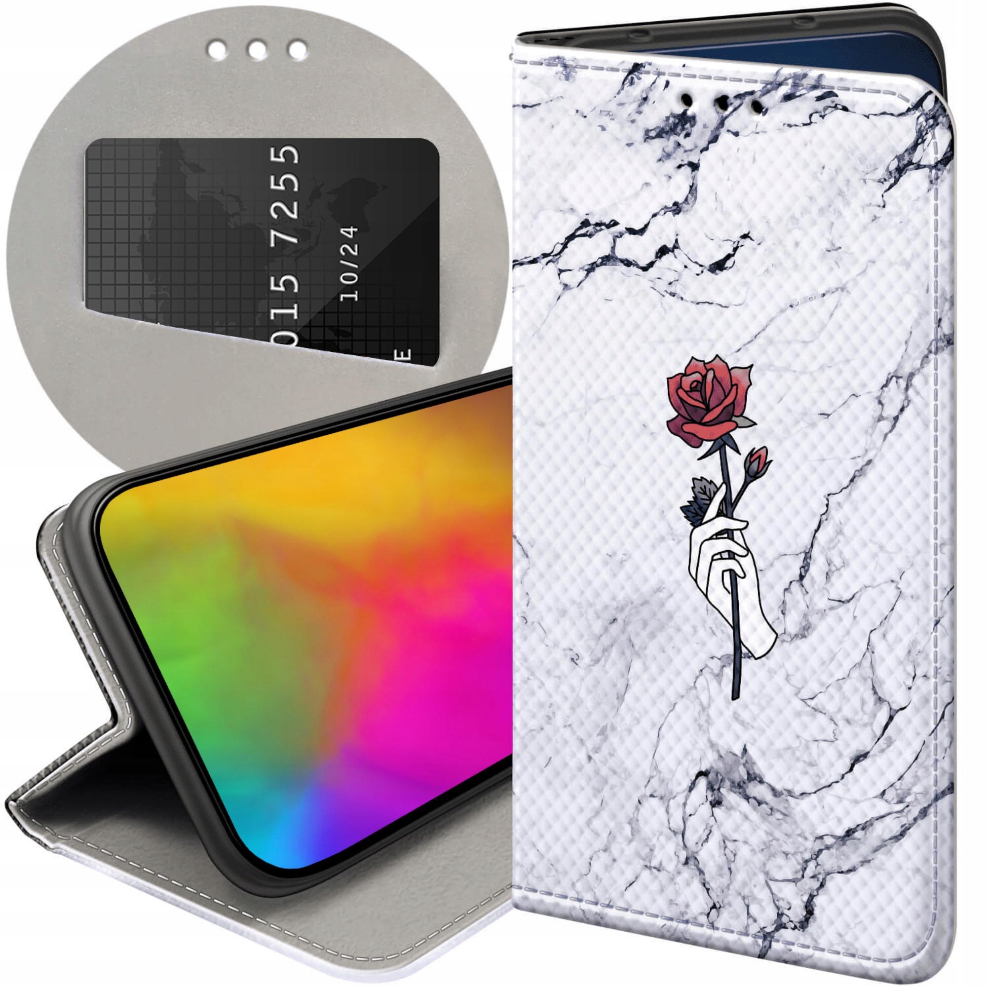 Etui Z Klapką Do Oppo A40 Damskie Kobiece Stylowe Futerał Pokrowiec