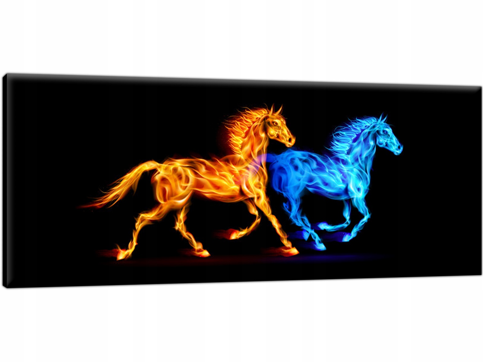

Obraz Ogniste konie 100x40 koń prezent dla córki