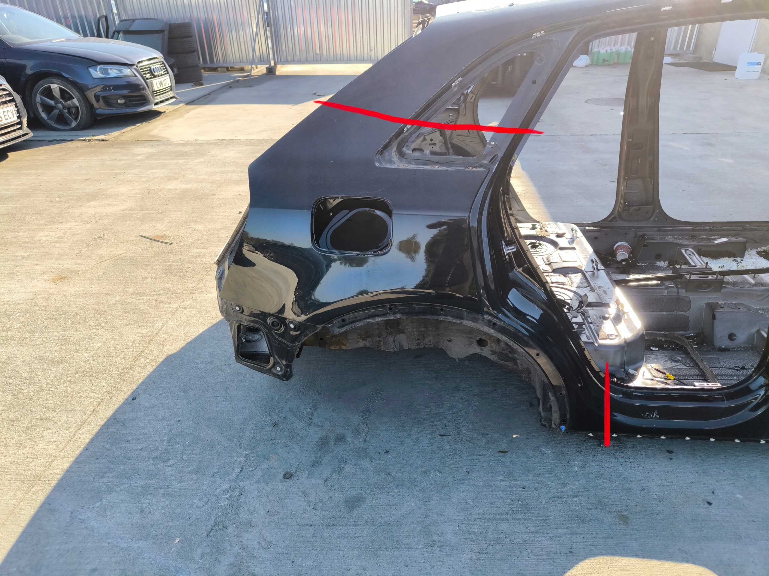 LONGHERONE PARAFANGO DESTRA POSTERIORE AUDI Q3 8U 2011-2018 ORIGINALE !!! *2