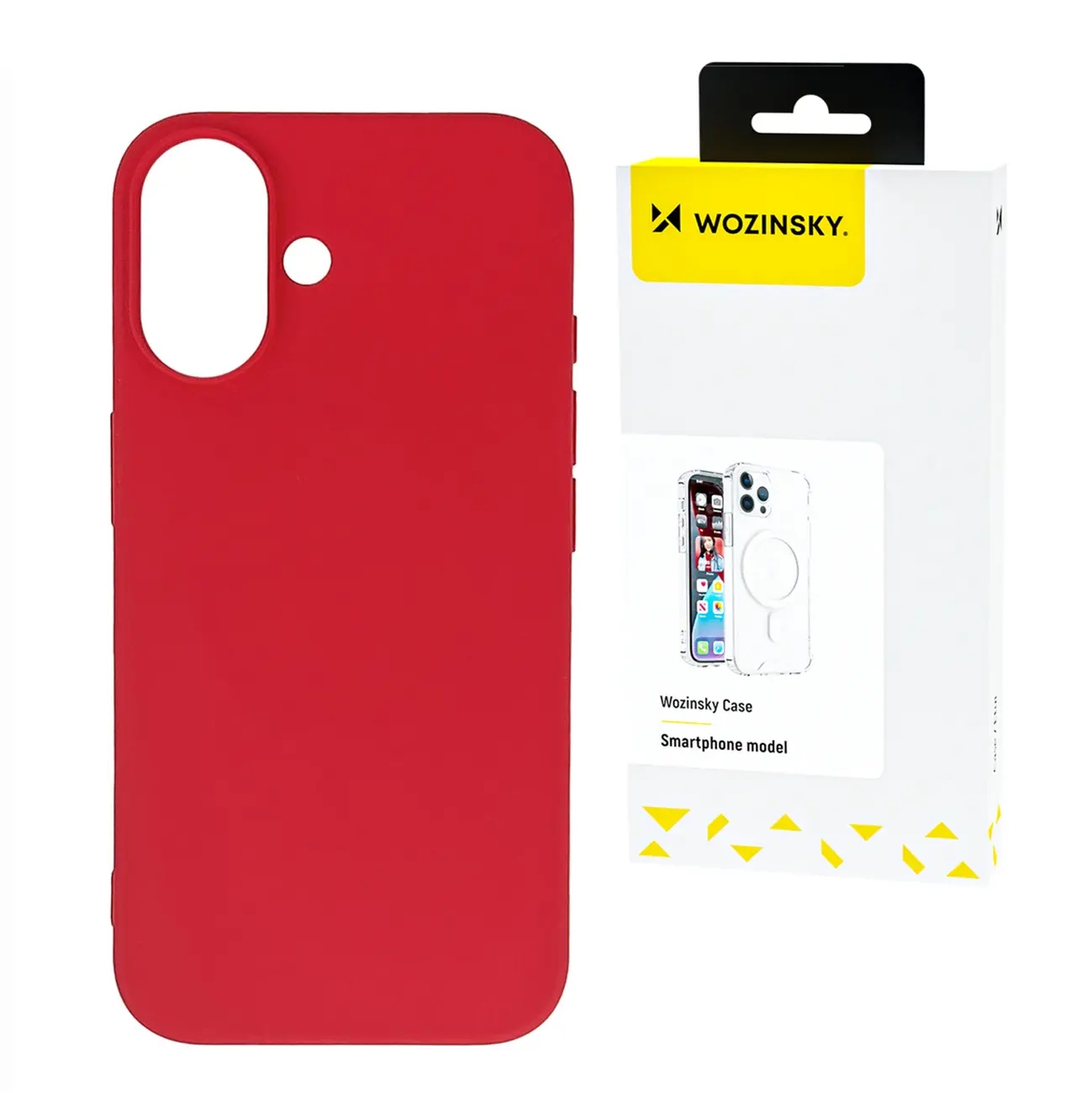 Silikonowe etui Wozinsky Silicone Case na Samsung Galaxy S24 Fe czerwone