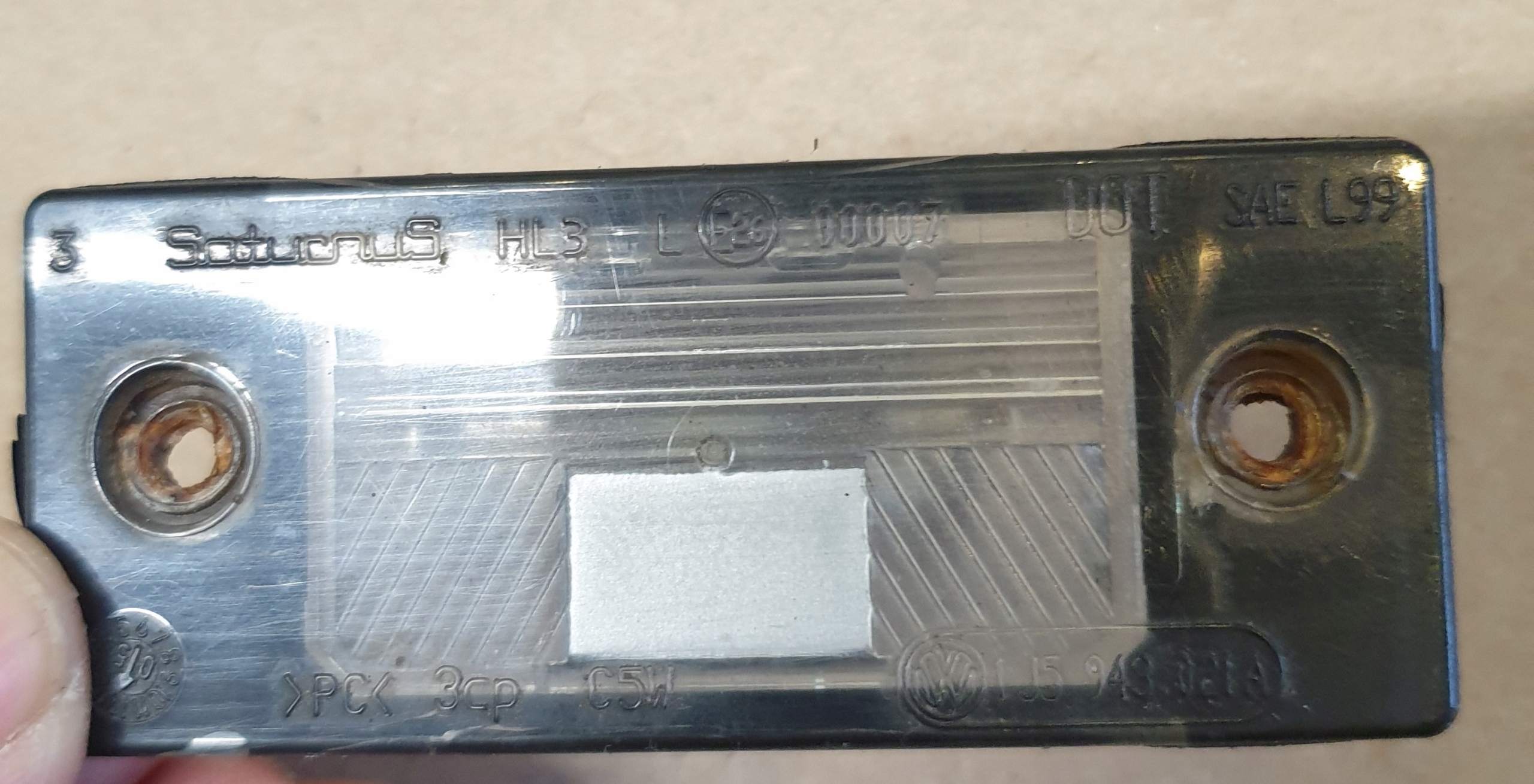 FANALE Luci targa 2 szt. VW GOLF IV 1J0 e Altro/e OE