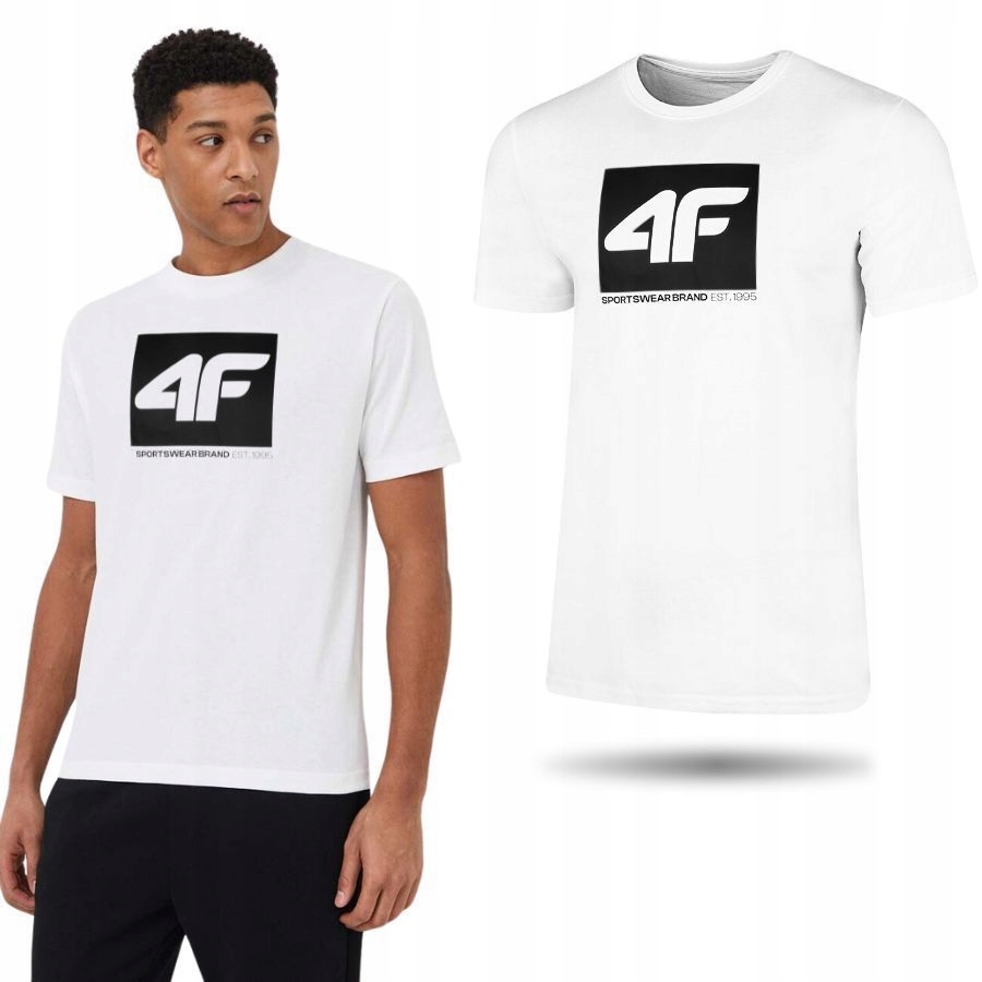 KOSZULKA MĘSKA 4F T-SHIRT PODKOSZULEK BLUZKA SPORTOWA NA CO DZIEŃ