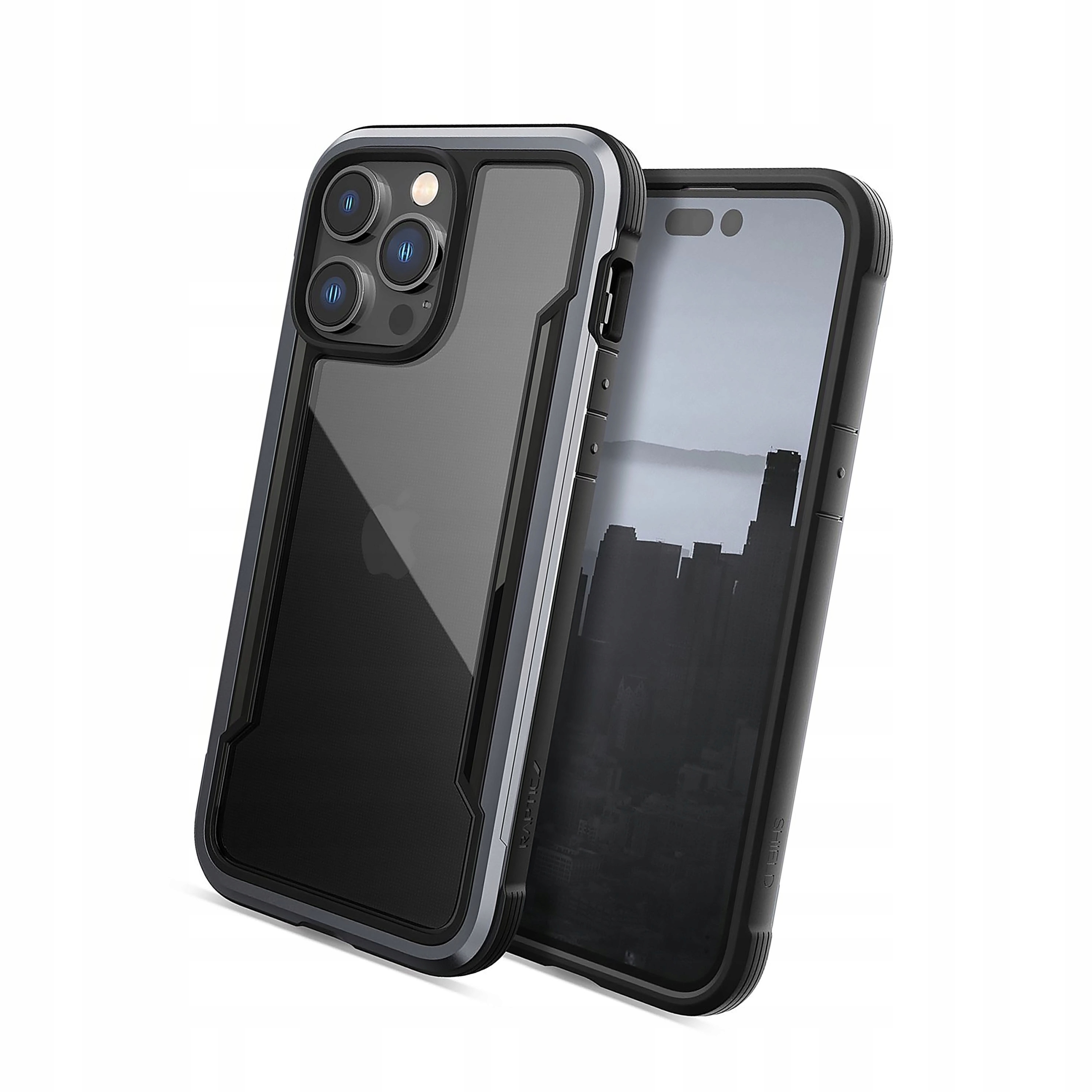 Raptic X-Doria Shield Case etui iPhone 14 Pro Max pancerny pokrowiec czarny