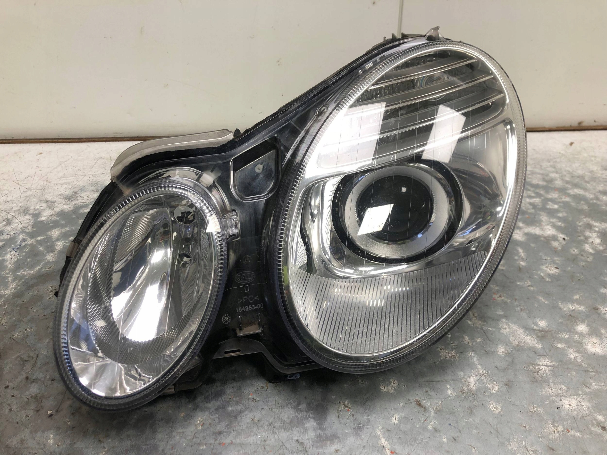 light left front lens MERCEDES W211 LIFT 162591-00