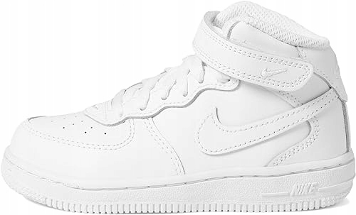 Nike Force 1 MID Tdv Buty dziecięce białe sportowe