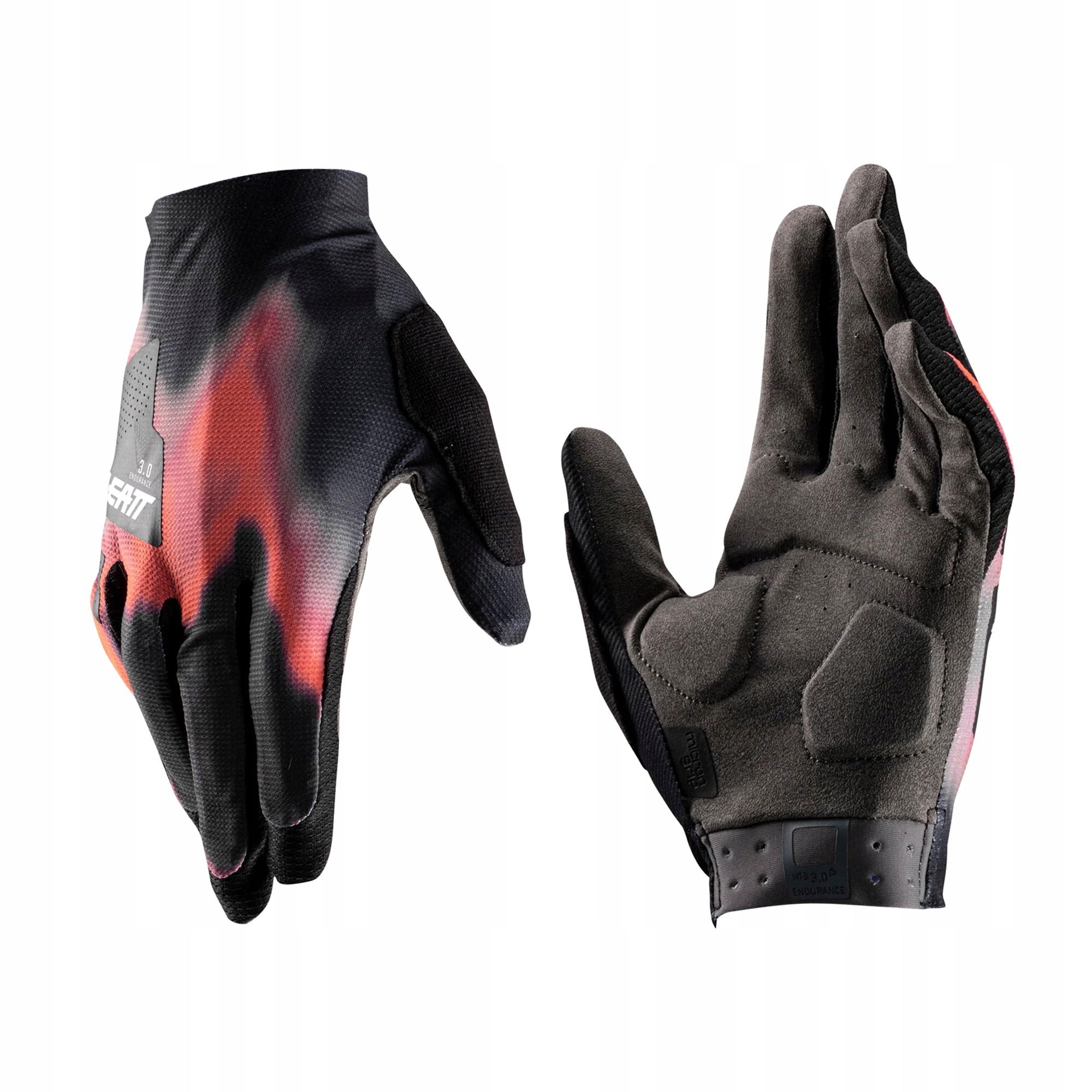 Pánské cyklistické rukavice Leatt Mtb 3.0 Endurance heatmap red