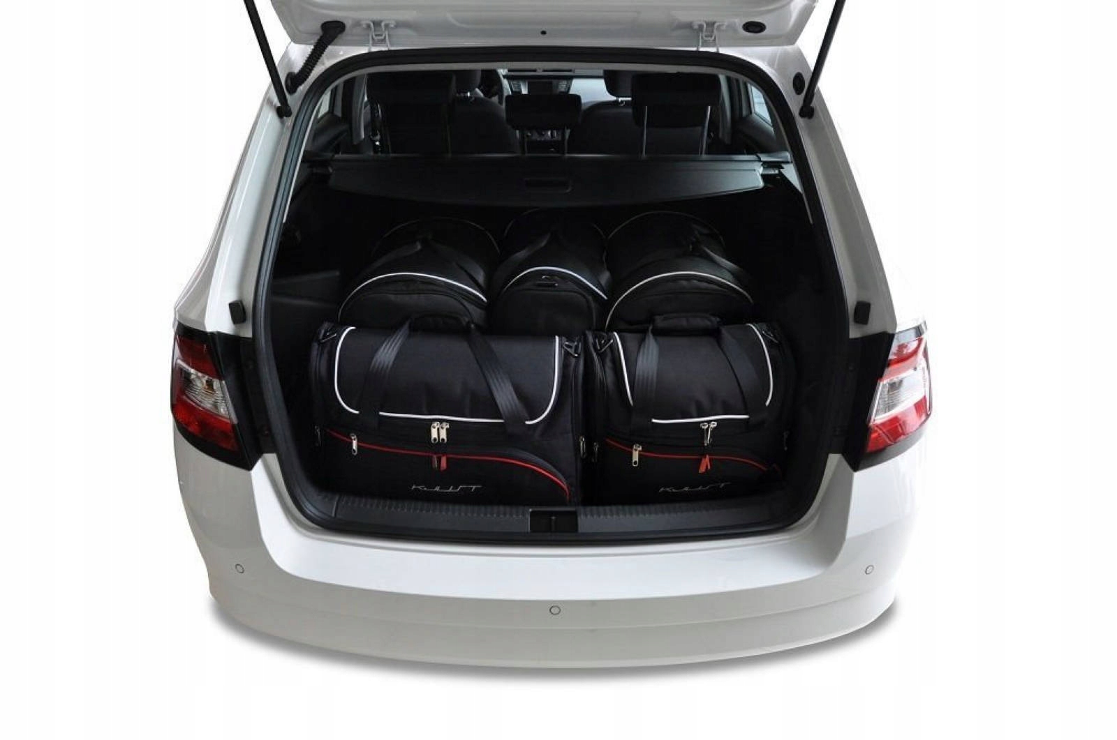 J&j Automotive Sada 5ks cestovných tašiek Aero pre Skoda Fabia Kombi 2014+