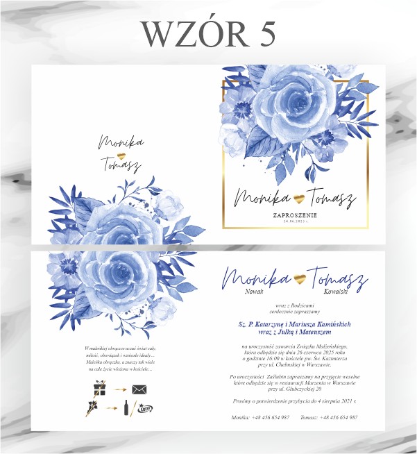 ZAPROSZENIA ŚLUBNE RUSTYKALNE KWIATY KOPERTA Szerokość produktu 135 cm