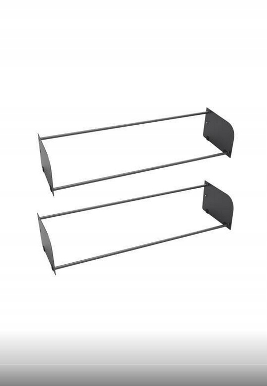 Peka 15.4232.05 Conero stojan na topánky/ dĺžka 973 mm/ čierny/ sada 2 ks