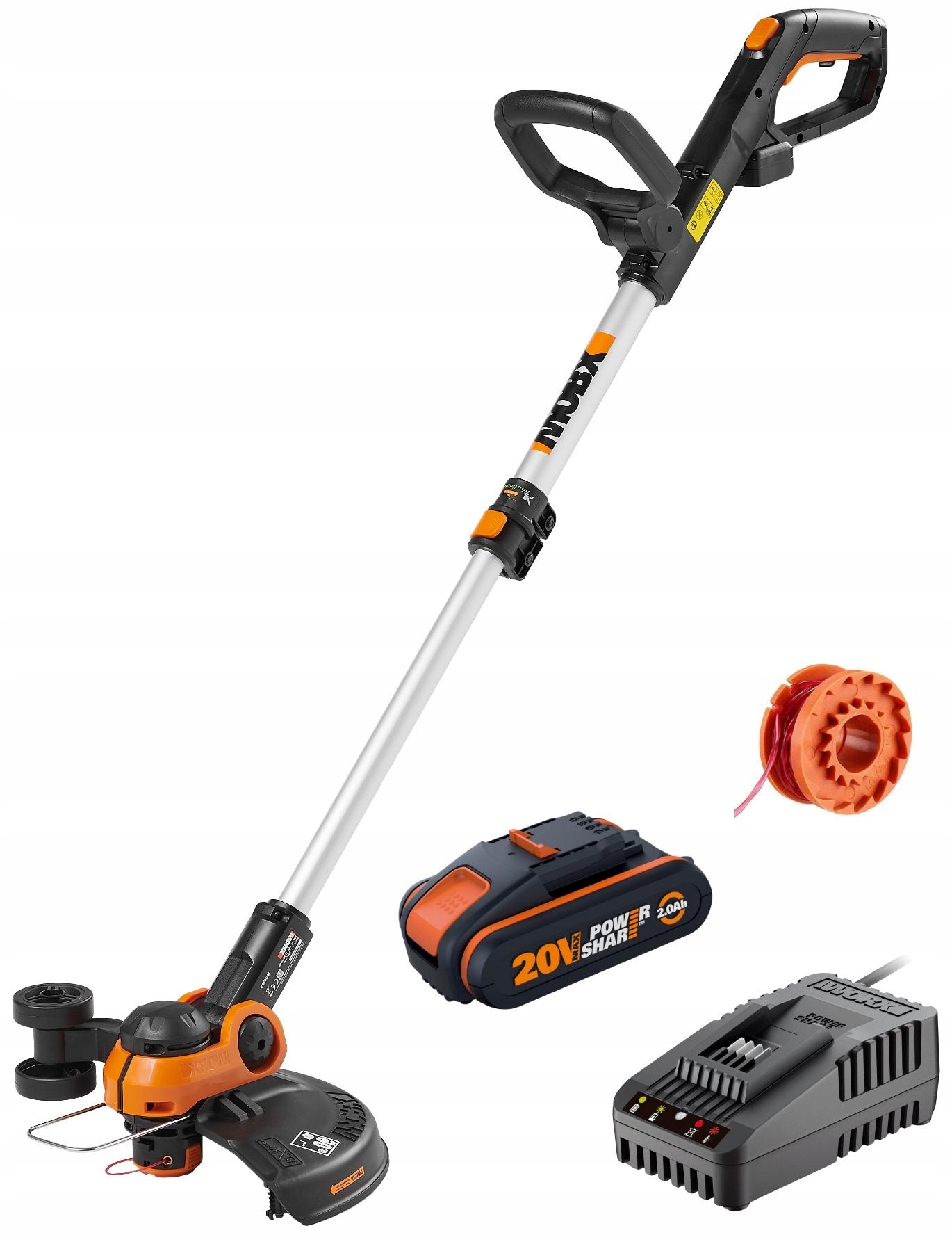 Podkaszarka akumulatorowa żyłkowa Worx WG163E.9 20 V 30cm Aku Ładowarka