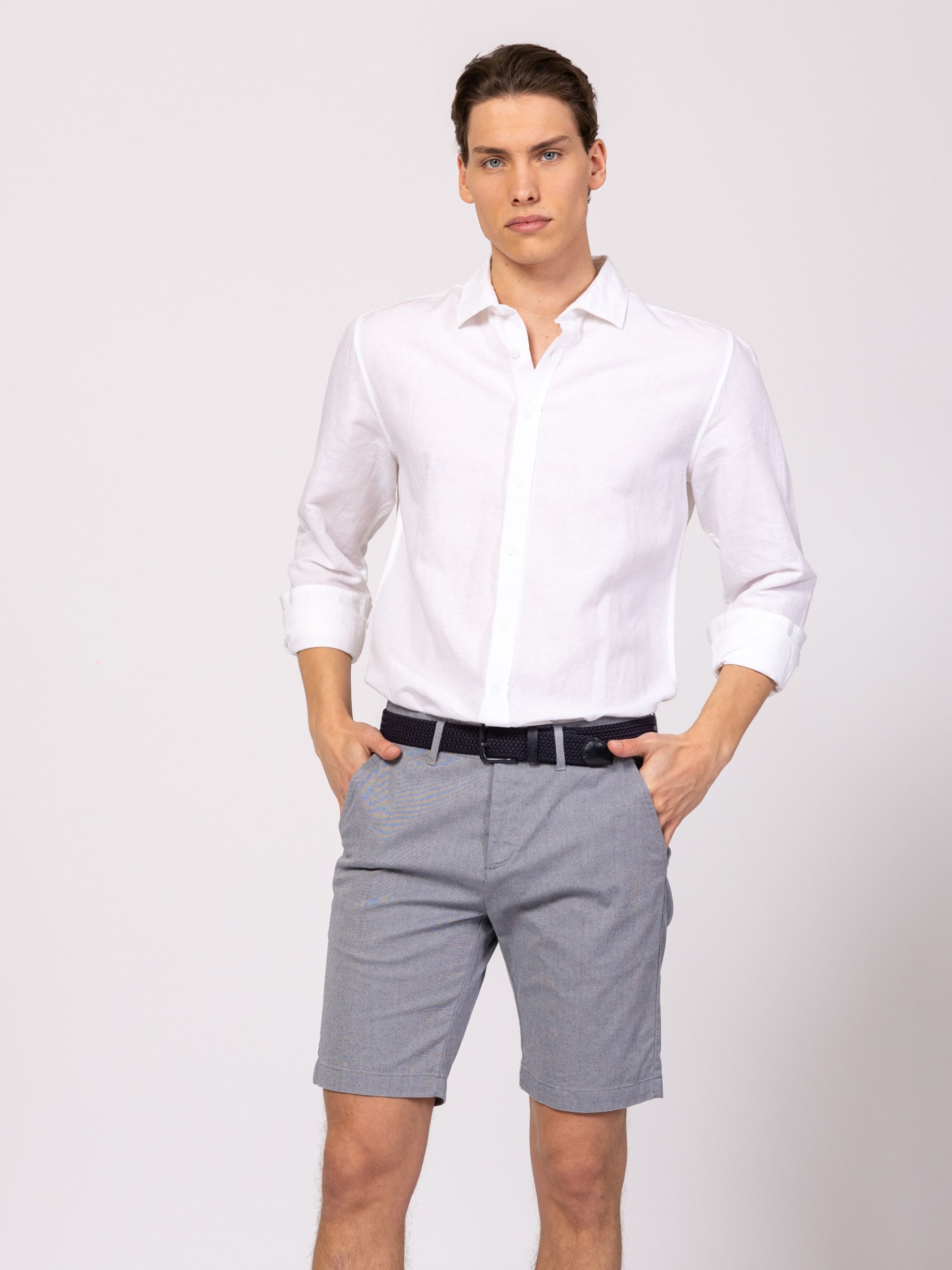 Heavy Tools Pánské Krátké Kraťasy Šortky Walker Lightgray Šedé M