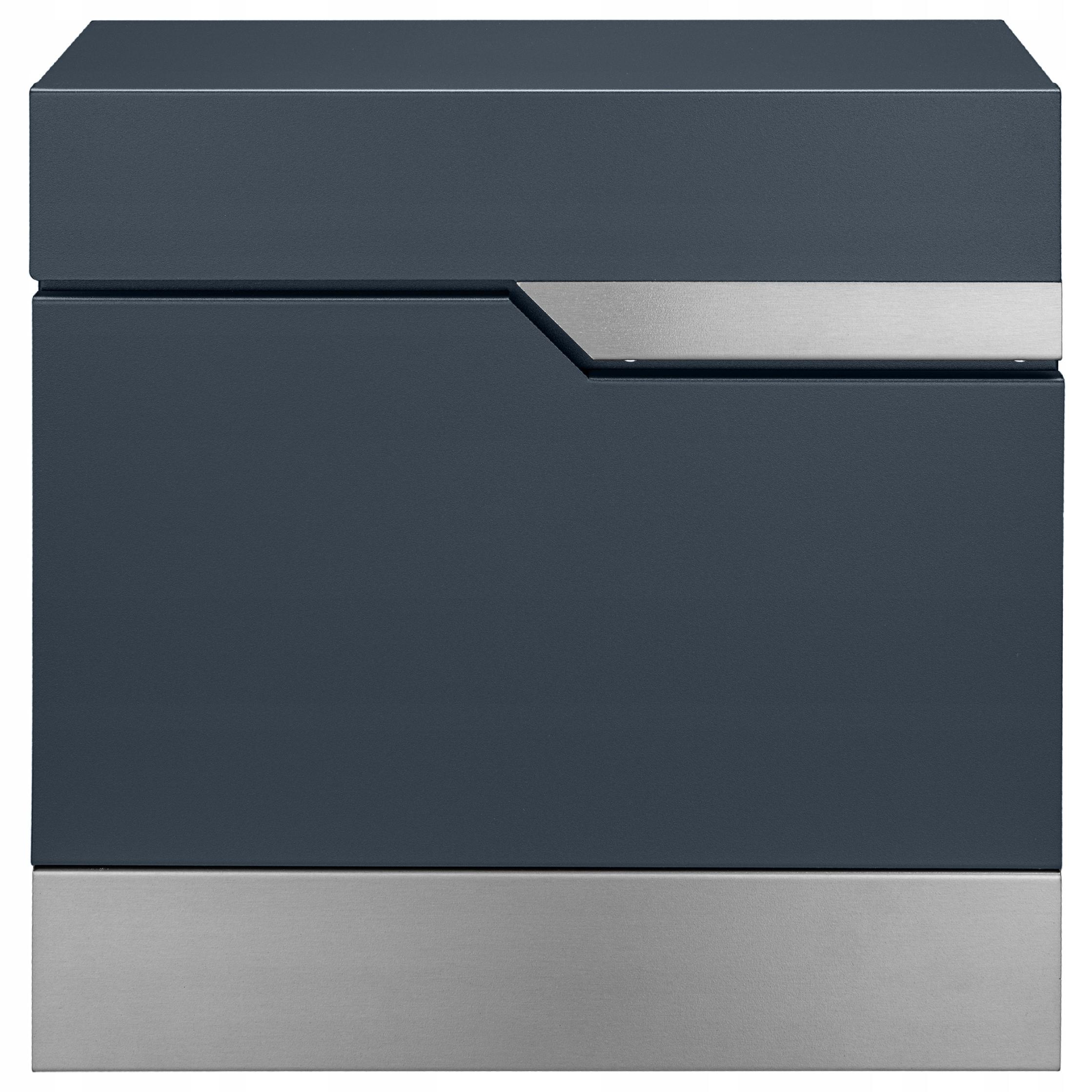 Moderní Poštovní Schránka Na Dopisy Vysoké Kvality, Antracitová Ocel