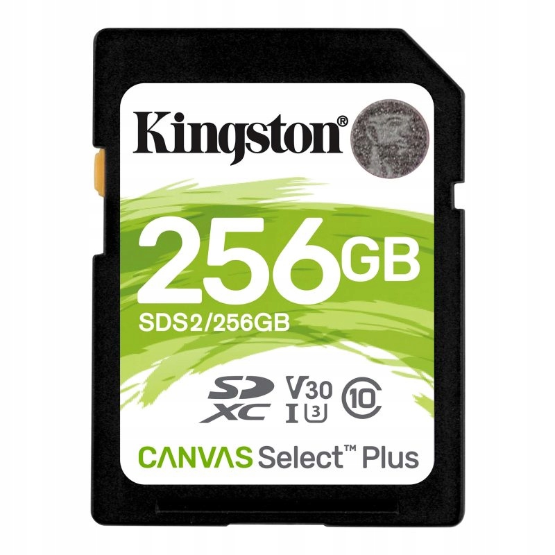 Karta Pamięci SD KINGSTON Canvas Plus 256GB 100/85 MB/s EAN (GTIN) 740617298123
