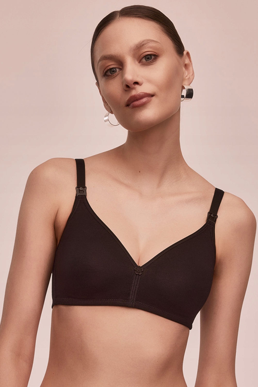 Biustonosz Alles Mama Easy M czarny 80H Model Easy M