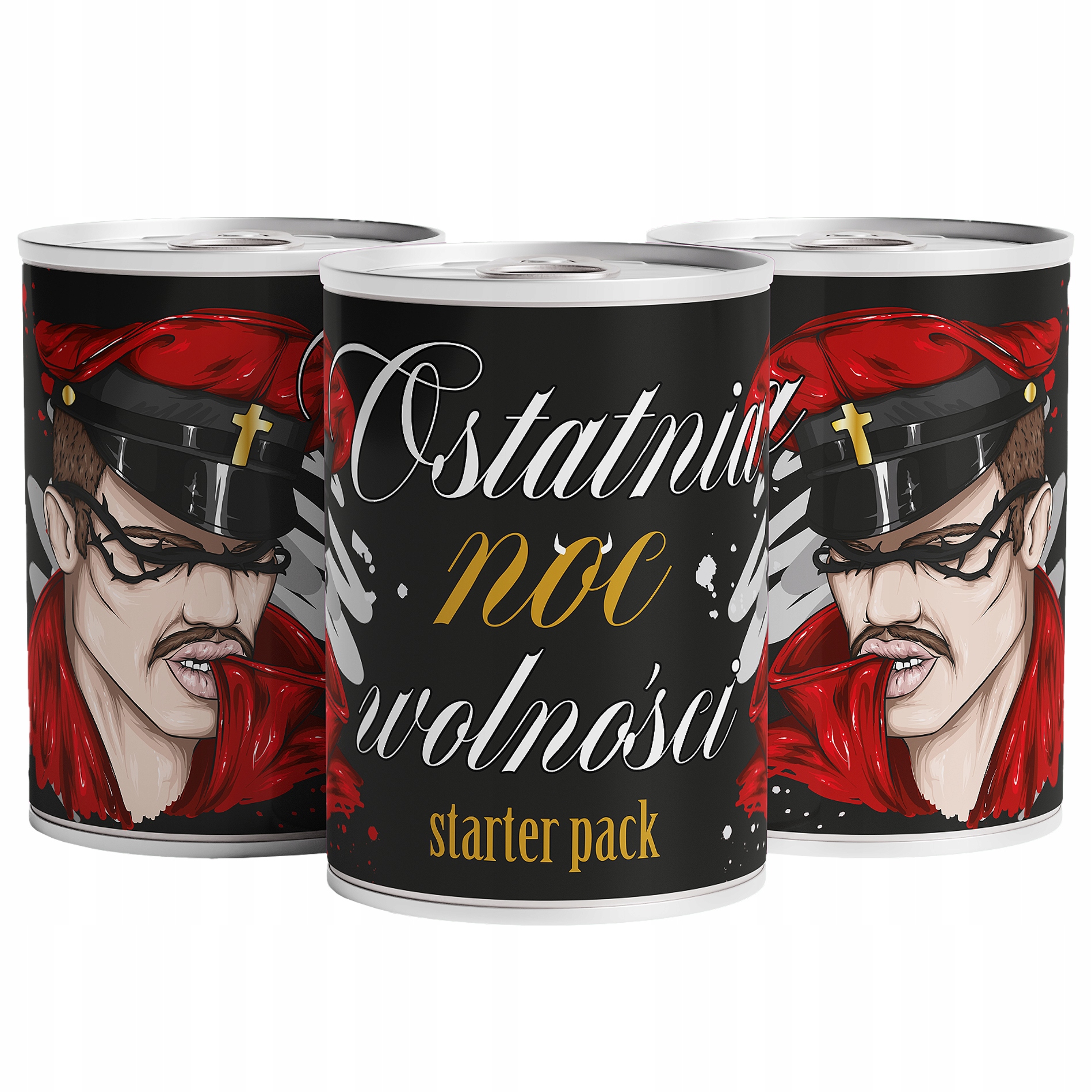 Plechovka Saténový Župan Černý Řemínek Nevěsta na Rozlučka Se Svobodou