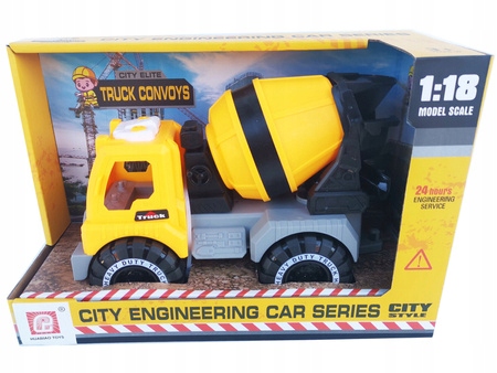 AUTO BETONIARKA POJAZD BUDOWLANY Ruchome elementy