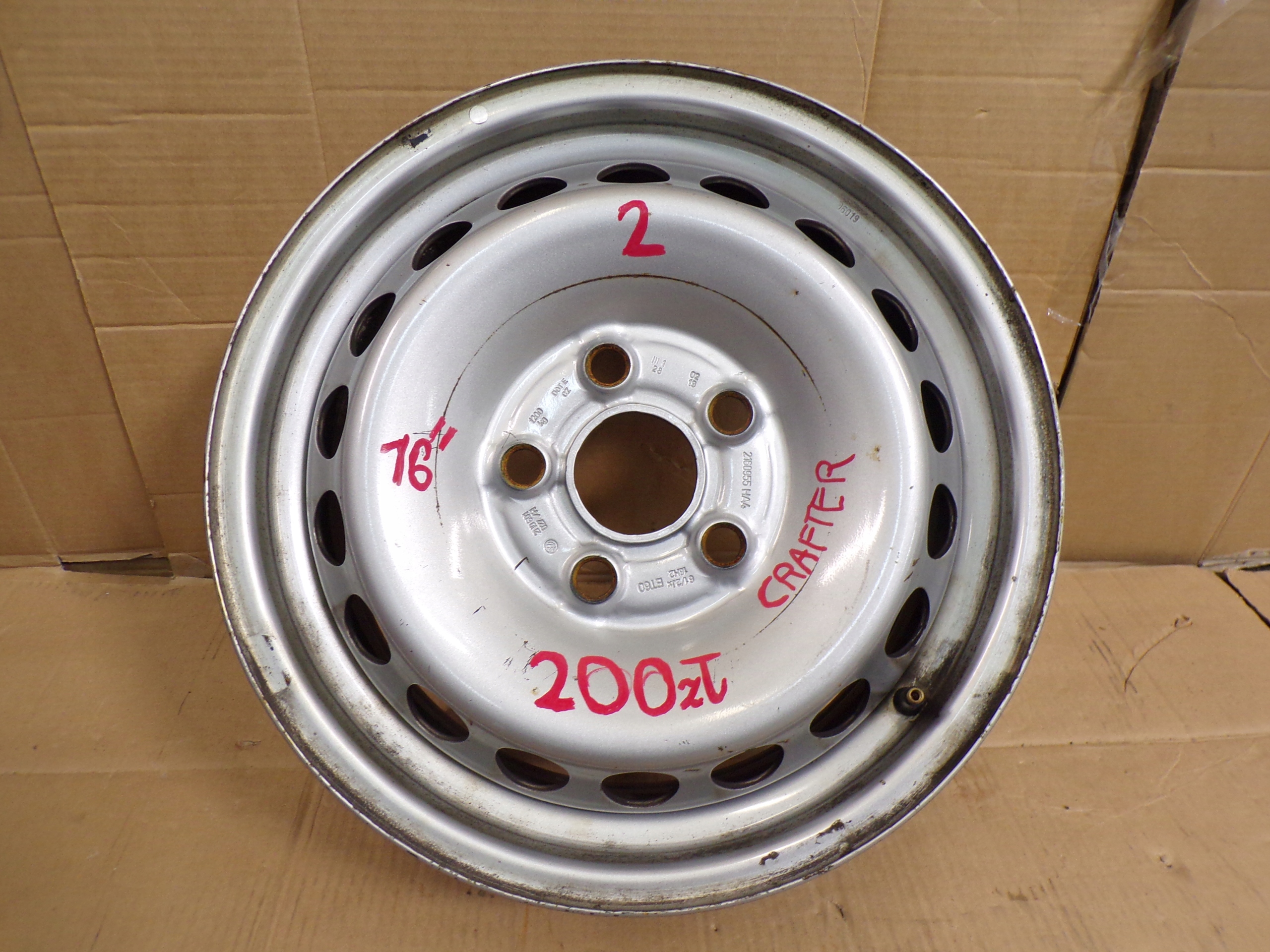 VW CRAFTER MAN 16- original disk 16 " 2N0601027H