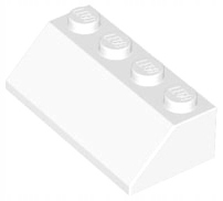 

Lego 3037 Slope dach skos 2x4 biały 10szt