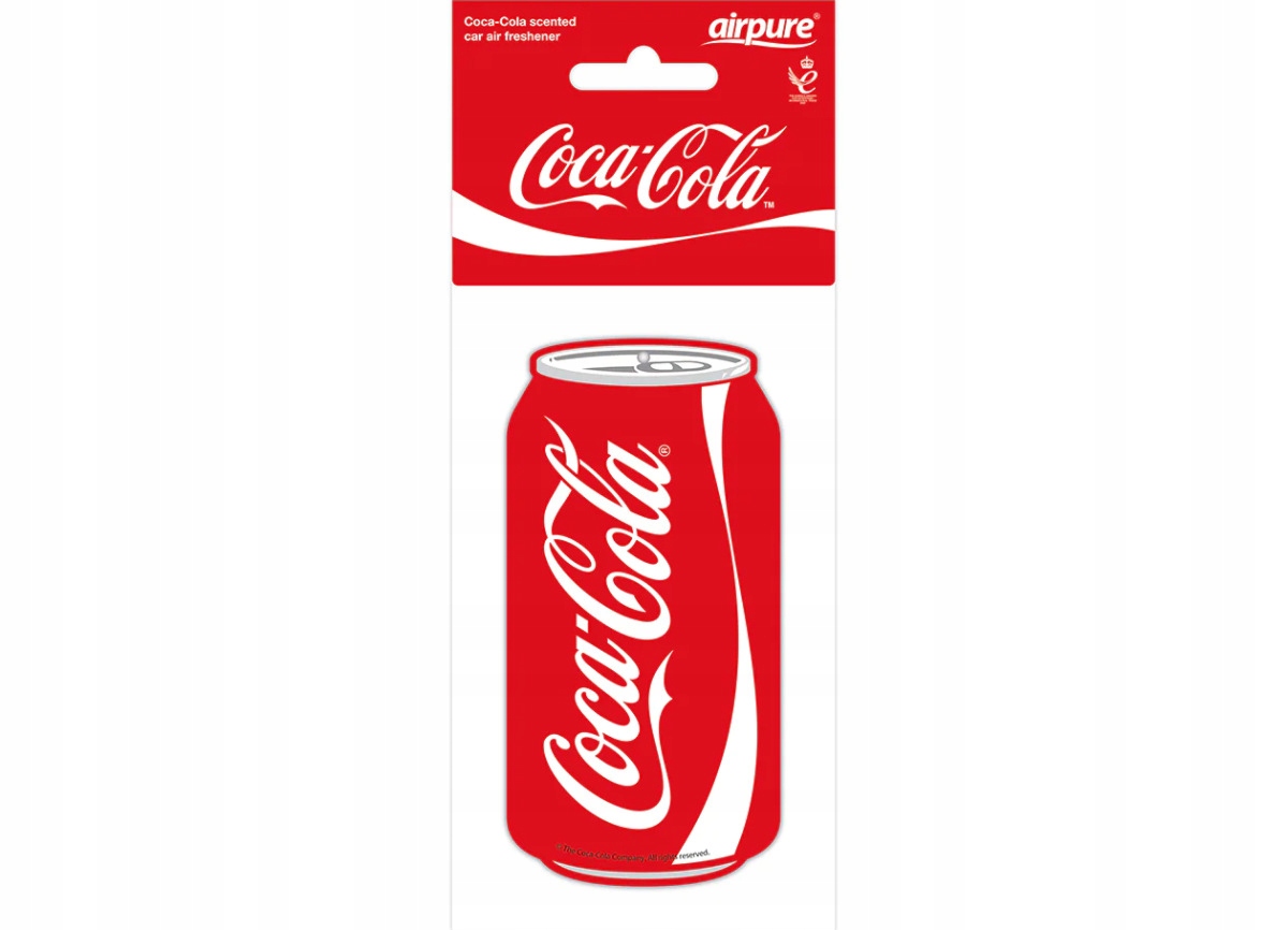 Coca-Cola zapach wiszący, zapach Coca Cola Original puszka