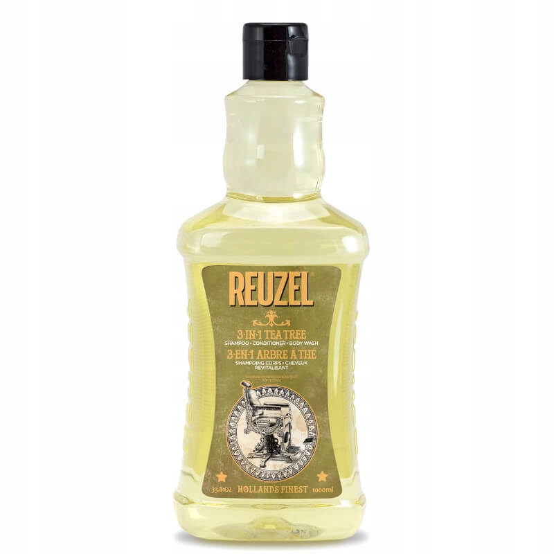 Reuzel Tea Tree 3in1 Šampon Kondicionér a sprchový gel 1000 ml