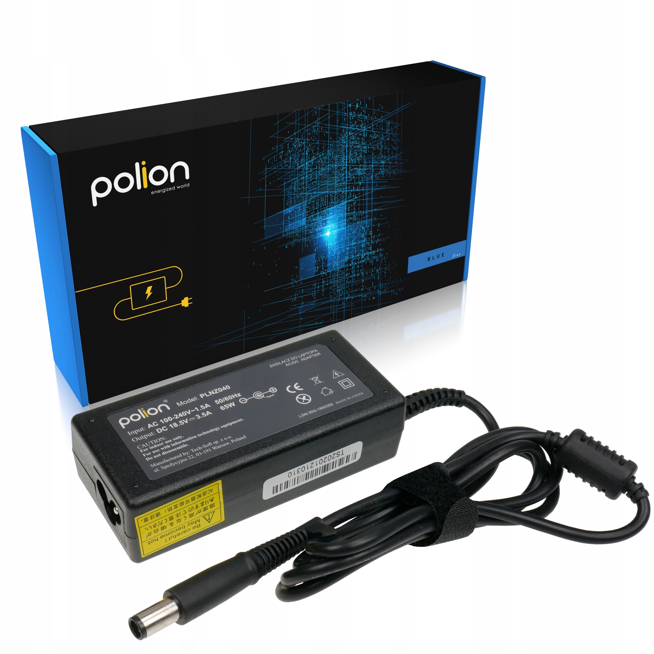 

Ładowarka do laptopa Hp 65W 18,5V 3,5A 7,4x5,0mm